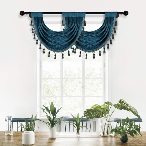 Elkca peacock blue chenille - blue,
